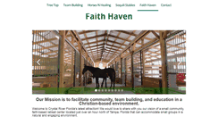 Desktop Screenshot of faithhavencrc.org